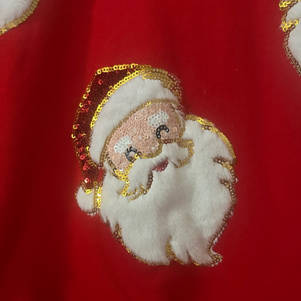 Peach Love California Festive Red Santa Sweater - Picture 2 of 5